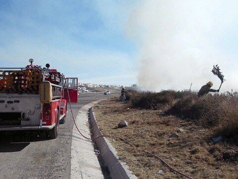 Pronostican incendios en predios baldíos