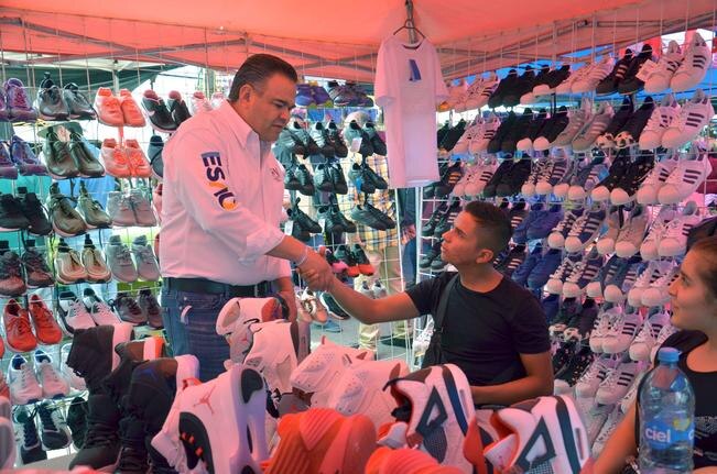 Esaú Magallanes reconoce que el municipio ha estado abandonado pero desde el Congreso federal trabajará para buscar más recursos. / Foto: Especial