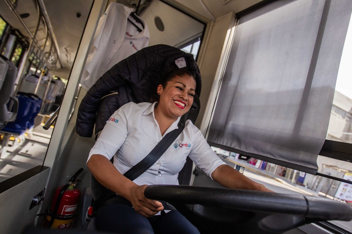 “Se ha contratado a 374 conductoras de Qrobús”