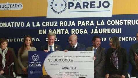 #Avance Construirán base de la Cruz Roja en Santa Rosa Jáuregui