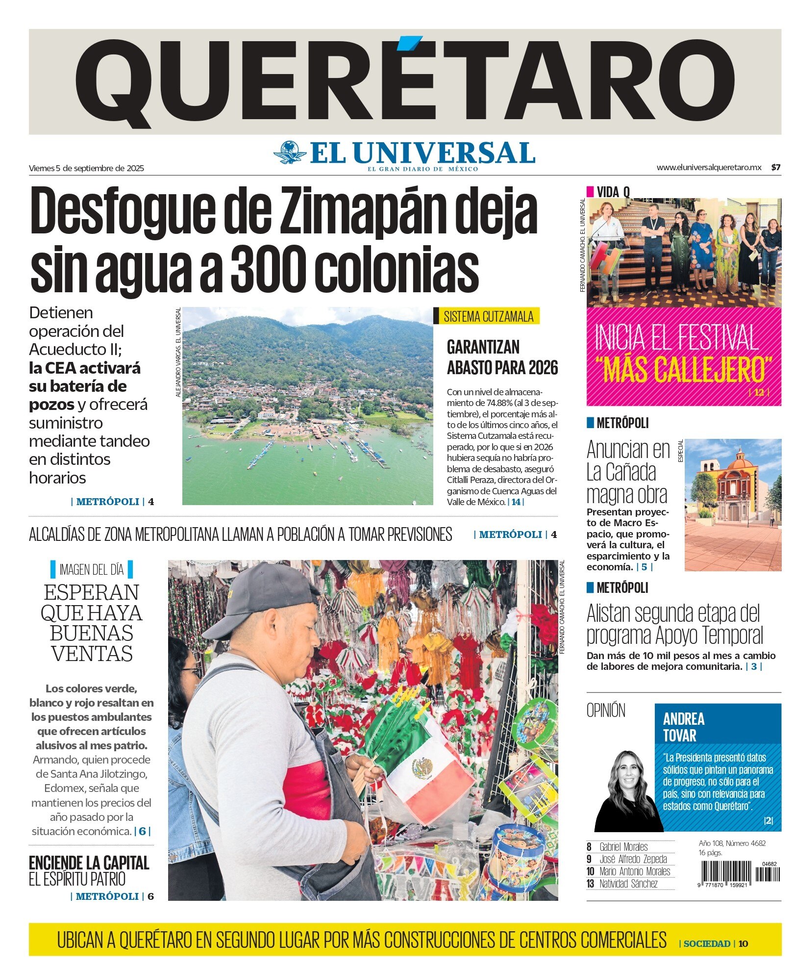 Portada 05 de septiembre de 2025