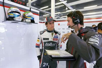 ‘Guti’ siente en riesgo estancia con Sauber