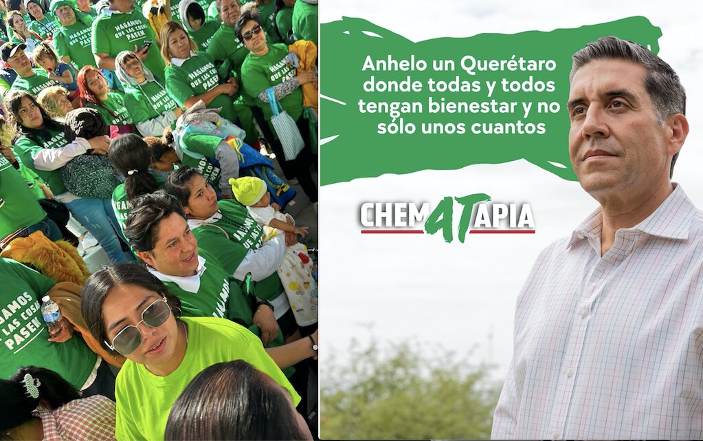 Defienden a Chema Tapia; el militante del Partido Verde ya se promueve en Querétaro