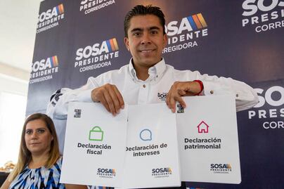 Sosa actualiza su declaración 3de3