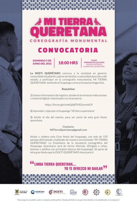 Buscan a 150 parejas para armar coreografía monumental en Querétaro 