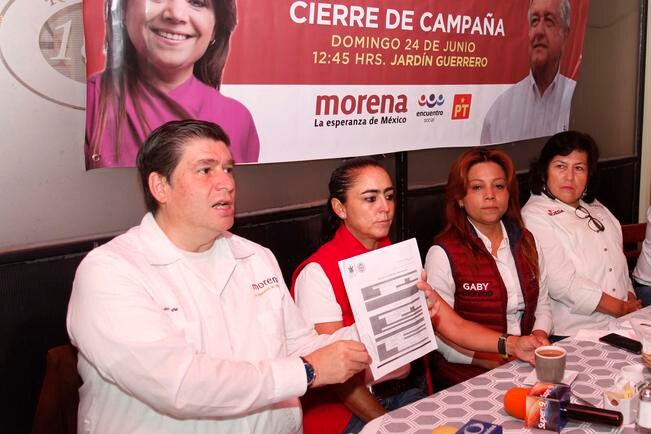 Morena denuncia amenazas contra sus candidatas