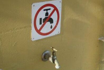 Sin agua escuela de Conafe