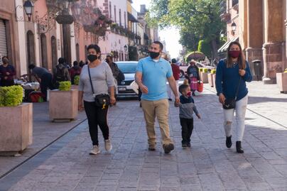 Harán obligatorio el uso del cubrebocas en el Centro Histórico de Querétaro 