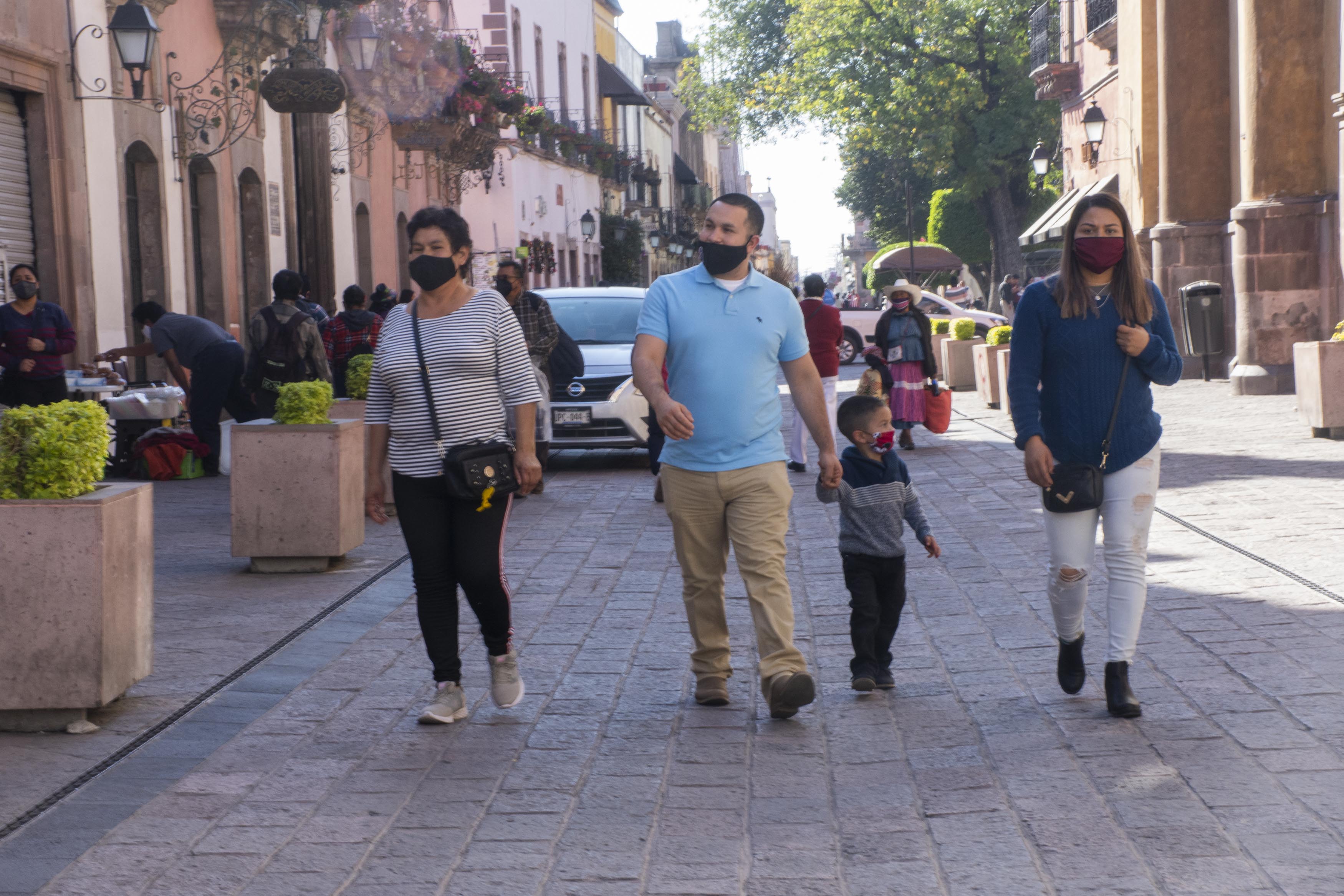 Harán obligatorio el uso del cubrebocas en el Centro Histórico de Querétaro