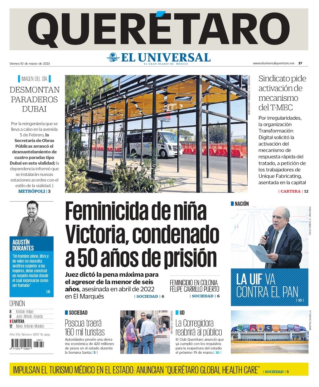 Portada 10 de marzo de 2023