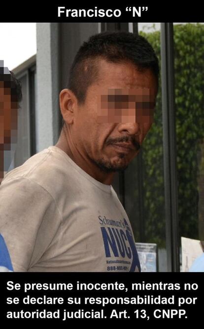 Presunto responsable. Francisco “N” abandonó el auto para drogarse en el monte; la niña murió por deshidratación. ESPECIAL