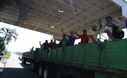 Detienen a 200 migrantes en oaxaca