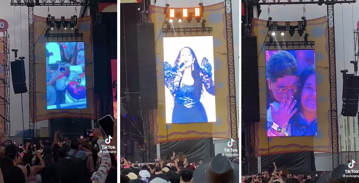 Viral. Se comprometen 4 parejas, durante concierto de Carla Morrison, en Querétaro