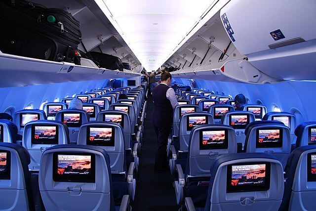 Avión de un solo pasillo. Foto: Airbus