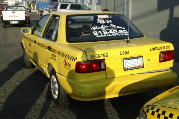 Registran choque en 5 de Febrero