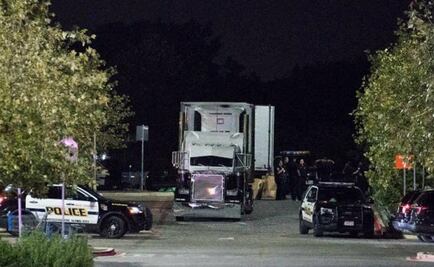 Hallan al menos 40 presuntos migrantes hacinados en camión en Texas; hay 8 muertos