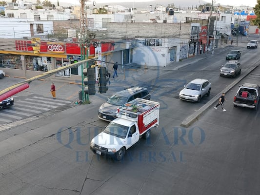 Apagón deja sin semáforos a varias vialidades de Querétaro