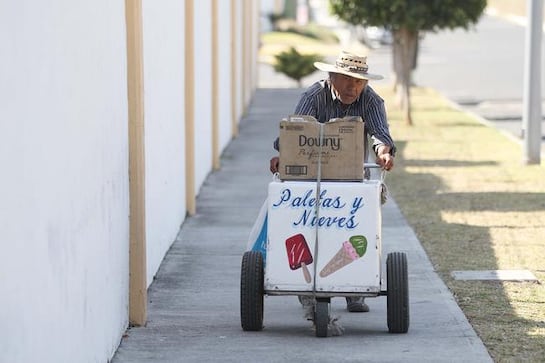 Paletero. Oficio que se congela