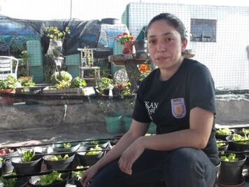 Joven emprendedora y con ideas verdes