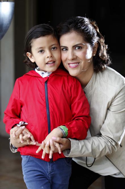 Mercedes Luque y “Monchis”