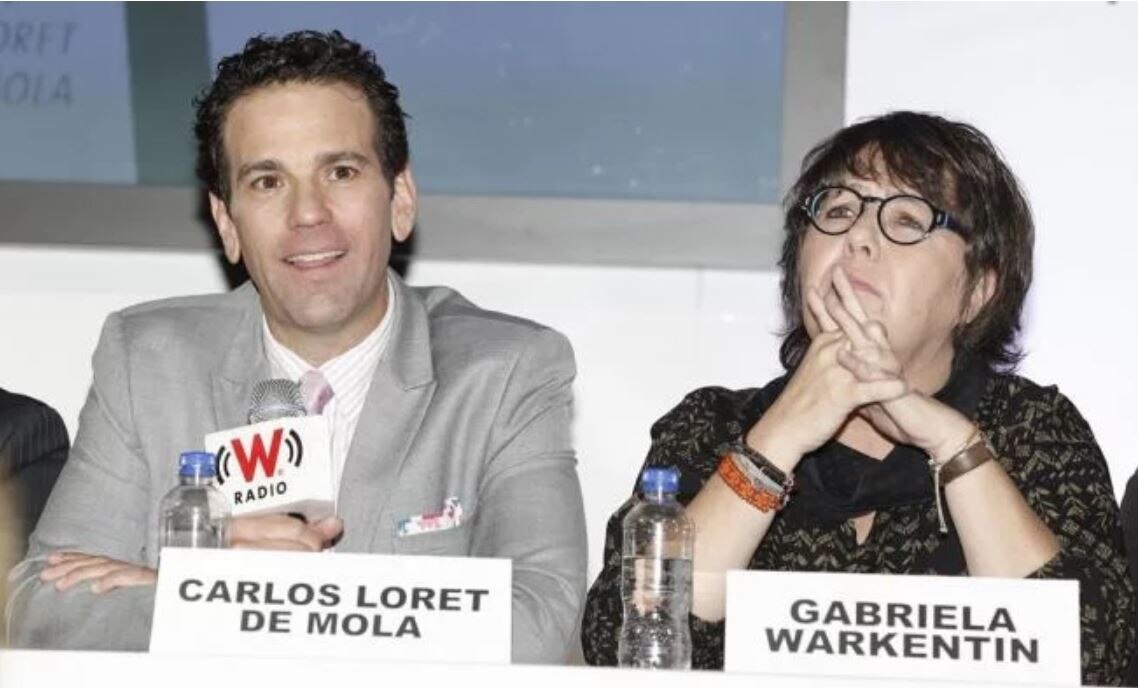 Carlos Loret de Mola y Gabriela Warkentin. Foto: Agustín Salinas