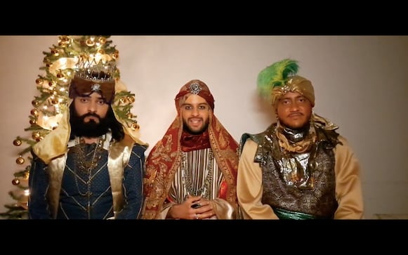 Reyes Magos piden a los niños lavarse las manos y usar cubrebocas 