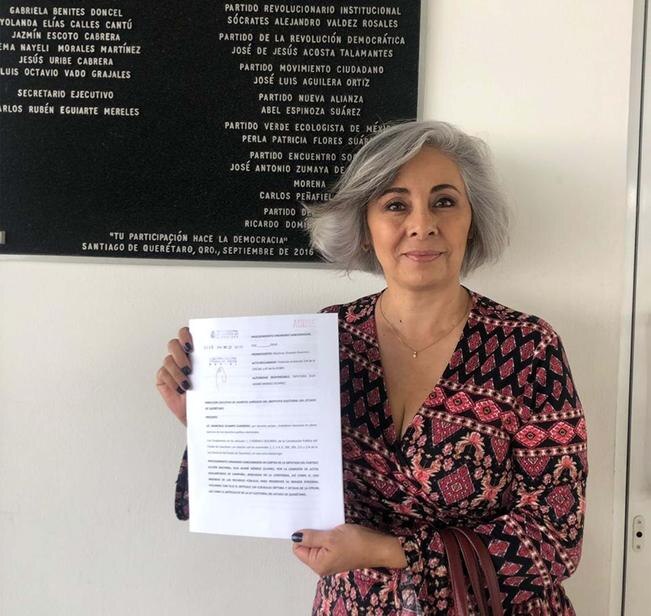 Presentan denuncia ante el IEEQ contra diputada Elsa Méndez