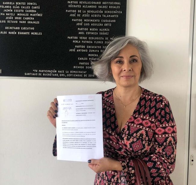 Presentan denuncia ante el IEEQ contra diputada Elsa Méndez