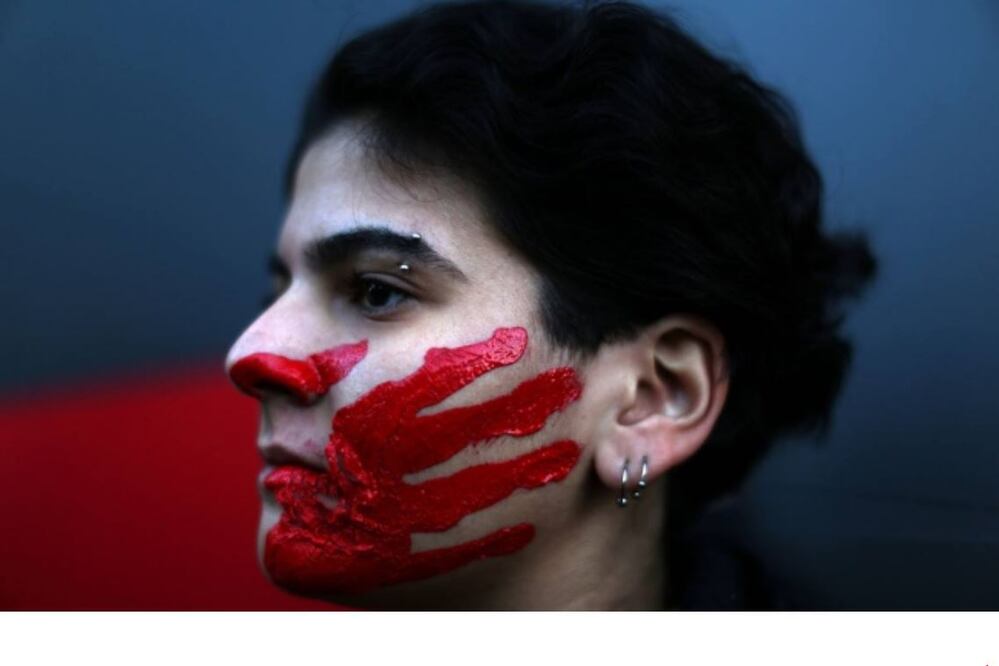 Protestas de mujeres por la violencia de género (Foto: AFP)