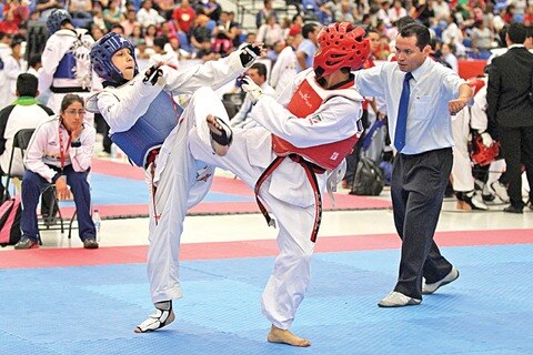 Participación de taekwondoínes