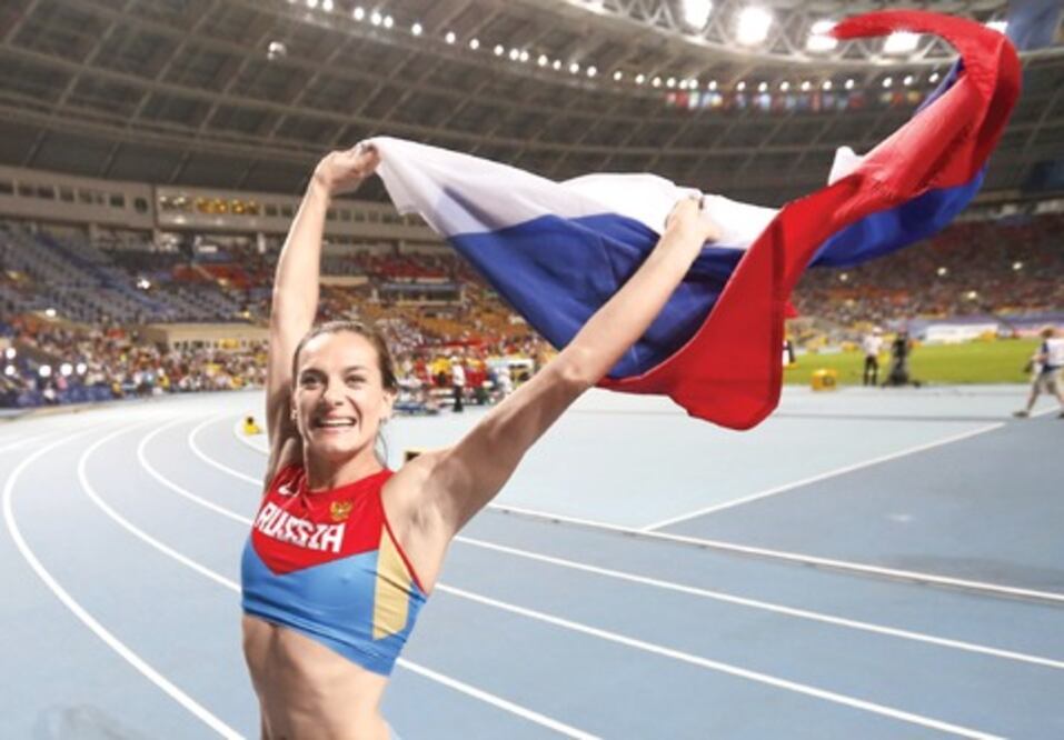 Yelena Isinbayeva, es campeona mundial