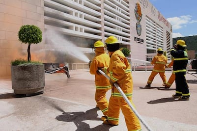 Desalojan oficinas en 6 minutos