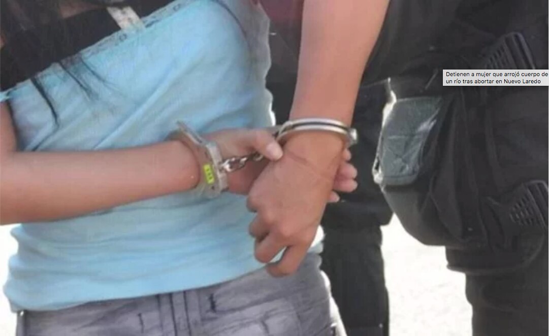 Detienen a mujer que arrojó cuerpo de bebé a un río tras aborto espontáneo