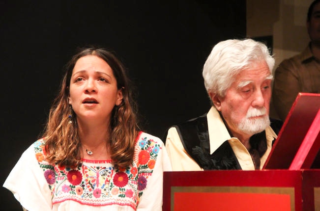 Natalia sorprendió en ¡Que viva el salterio!