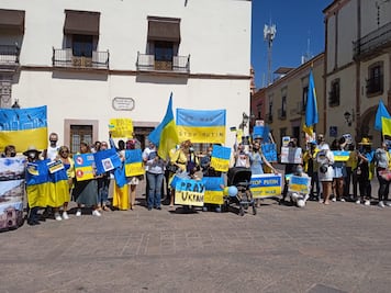 Desde Querétaro, piden la paz en Ucrania