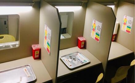 Consumen heroína y cristal en "Picaderos legales"