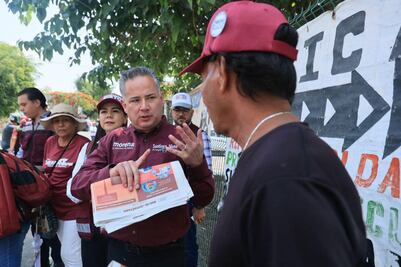 "Mis verdaderos rivales son Pancho Domínguez y Mauricio Kuri", afirma Santiago Nieto