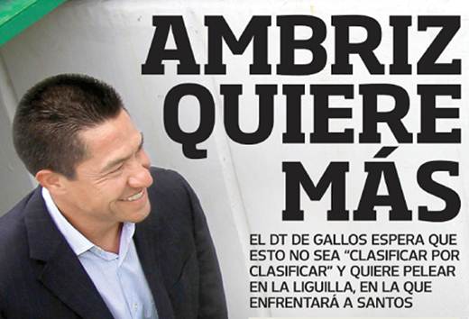 Nacho Ambriz quiere más