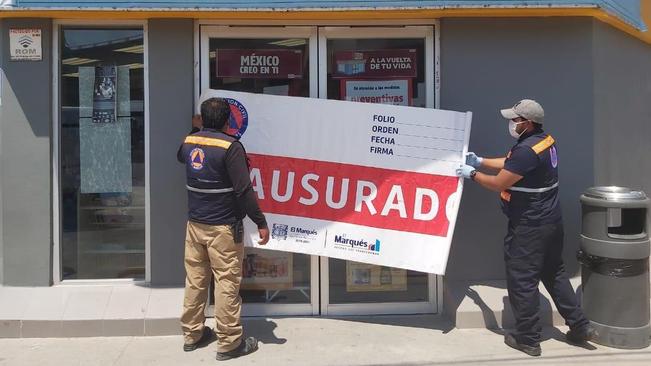 Suspenden 15 comercios por faltas sanitarias 