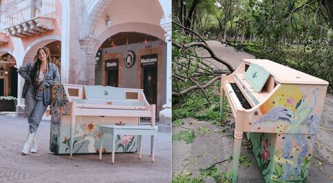 Sano y salvo el piano, le cayó cerca un árbol