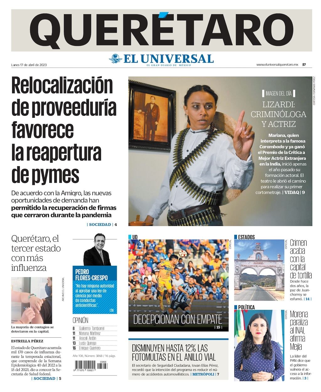 Portada 17 de abril de 2023