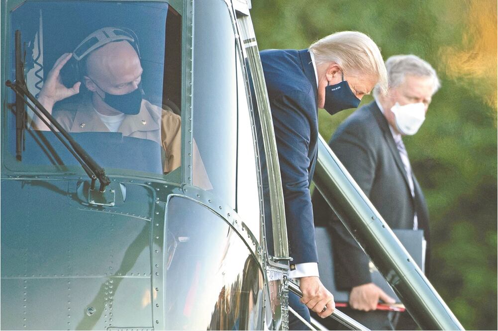 Hospitalizan a Trump por Covid-19 y sacude la campaña