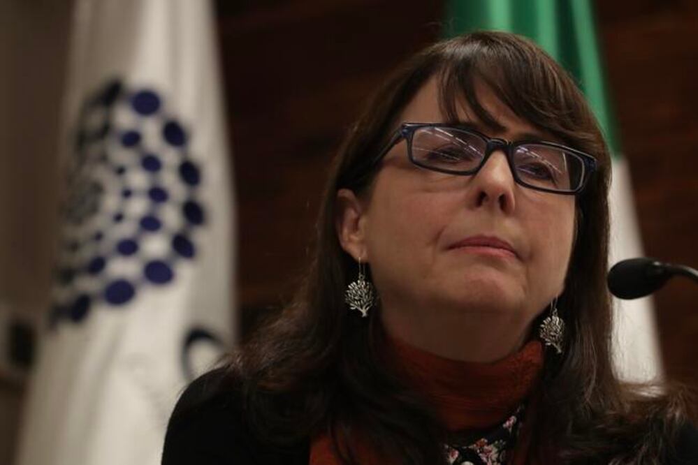 Álvarez-Buyila, durante su primera conferencia como directora del Conacyt. Foto: Luis cortés, El Universal