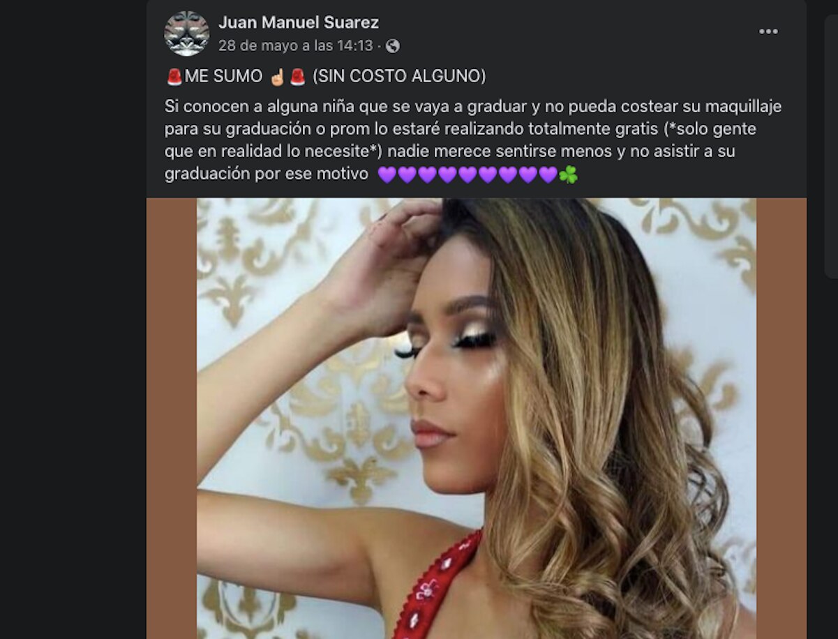 "Me sumo sin costo alguno", estilistas regalan peinado y maquillaje a graduadas en Querétaro