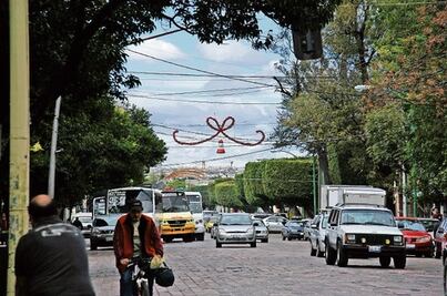 Colocación alumbrado navideño