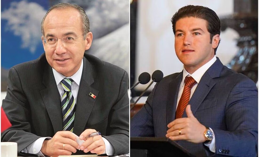 Chocan Samuel García y Felipe Calderón en redes / Foto: Especial