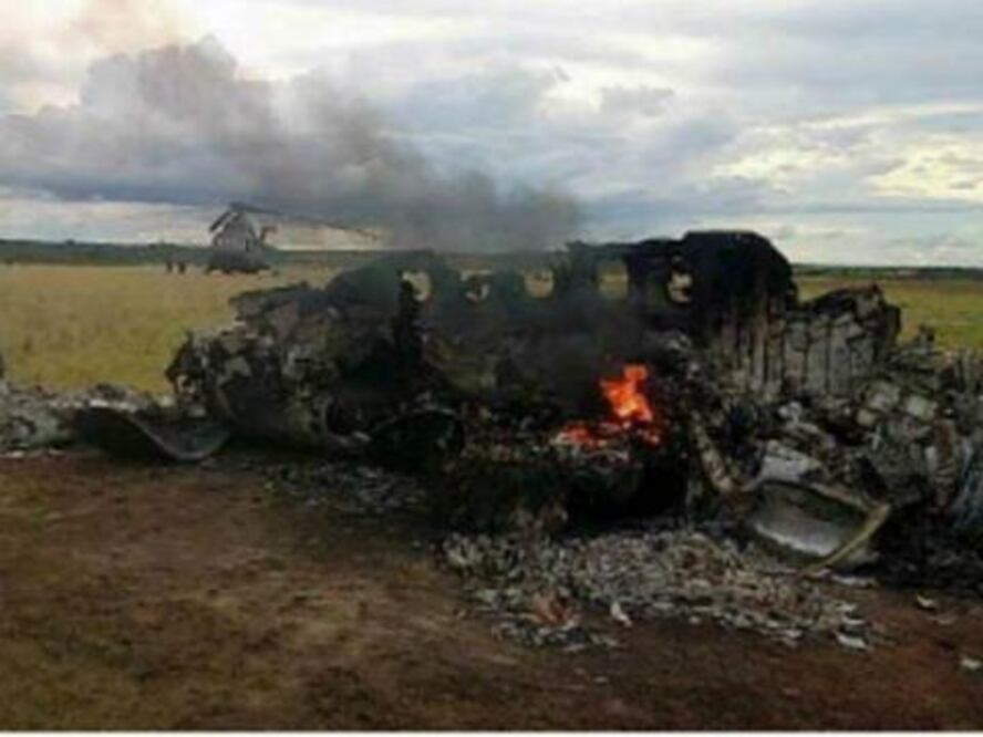 Avión derribado compete a federación