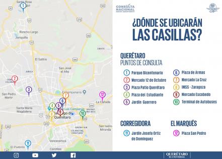 Preparan 15 mesas de consulta en el estado