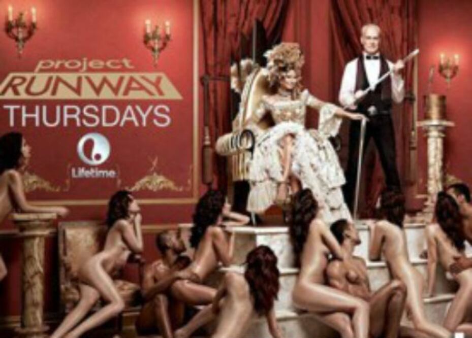 Censuran anuncio de Klum con mujeres desnudas