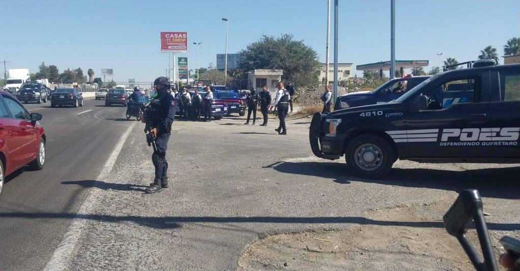 Refuerzan seguridad en la frontera de Querétaro con Guanajuato. Foto: Especial